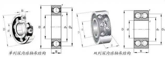 6913 2RS ABEC-1(2 шт.) 65x90x13 микрометр подшипники тонких сечений 61913RS 6913RS