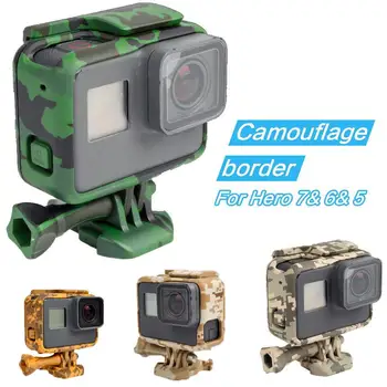 

MeterMall Camouflage Protective Border Frame Case for GoPro Hero 7 6 5 Black Sports Cam for Go Pro 7 6 5 Action Camera Accessory