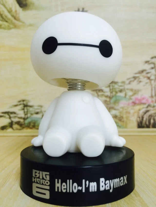 

Big Hero 6 Baymax Bobble Head with Light PVC Action Figure Collectible Model Toy 11cm KT1279
