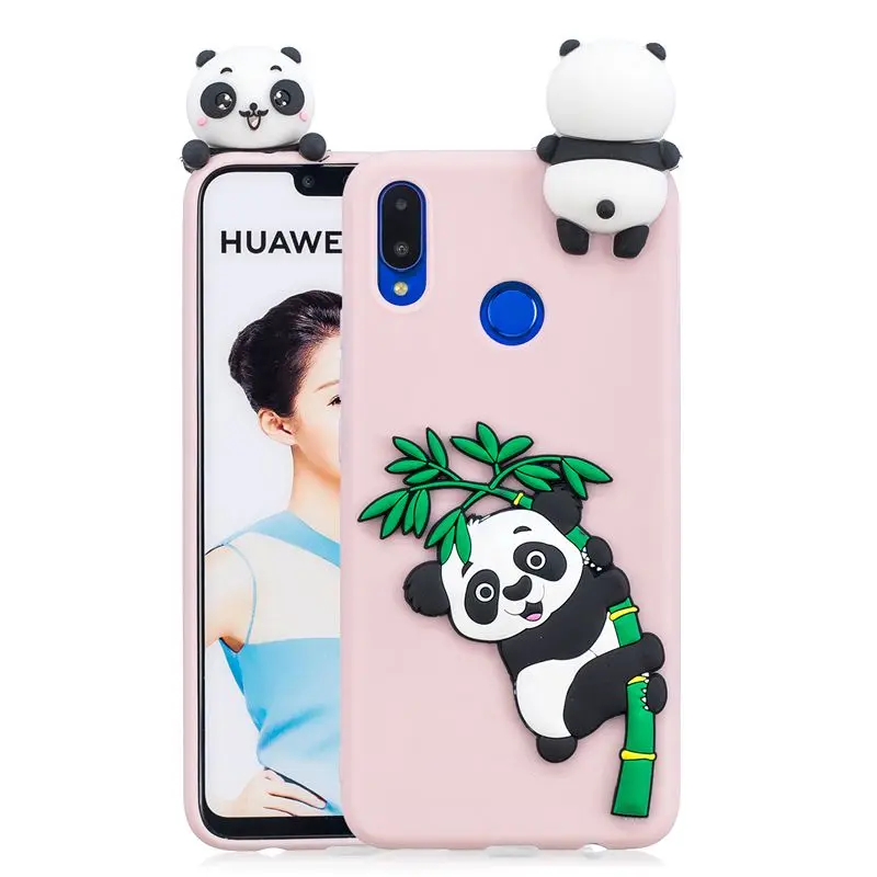 Чехол для Huawei P Smart 2019 чехол Honor 10 Lite силиконовый DIY с 3D пандой Funda Lite|Бамперы| |