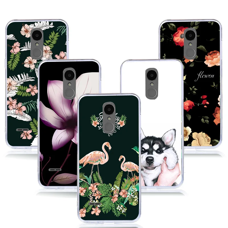 Чехол для LG K4 2017 M160 M160E X230 силиконовый чехол цветок башня случаях роспись животных