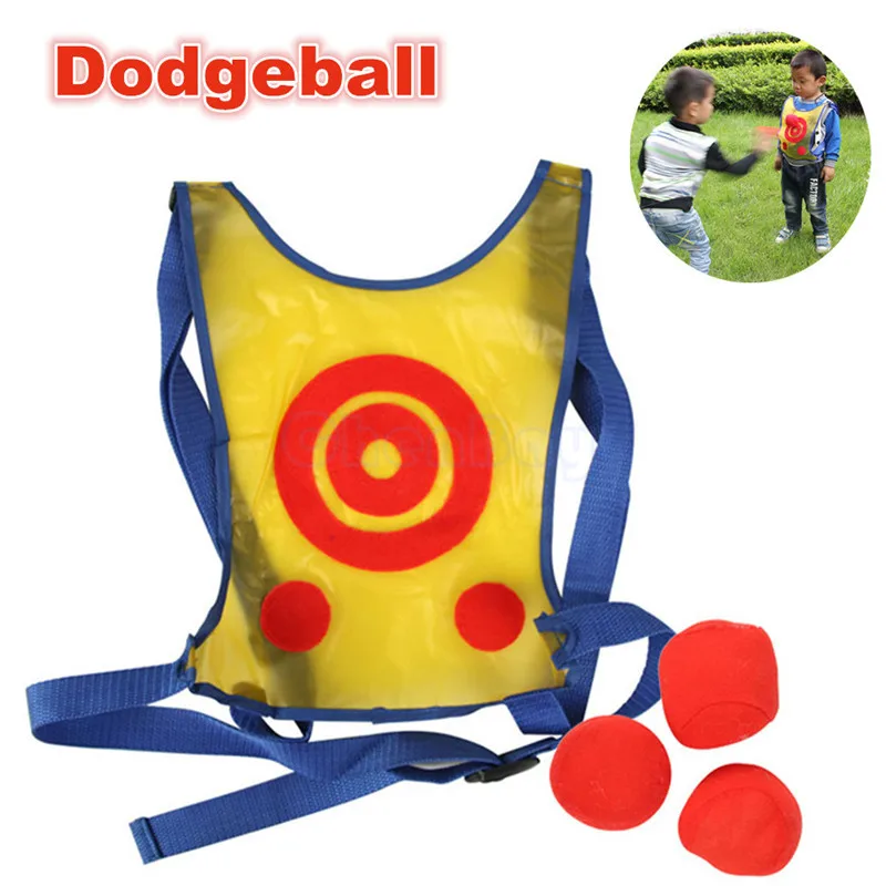 Уличная детская забавная легкая цель метание игра Dodgeball жилет Dart Интерактивная