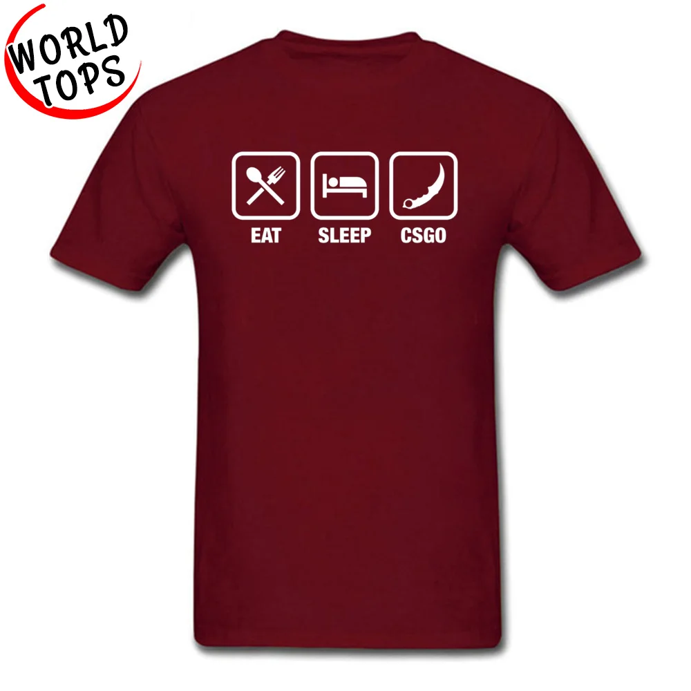 Дешевые отличные футболки с надписью Counter Strike Global offension Eat Sleep Game Programmer мужские
