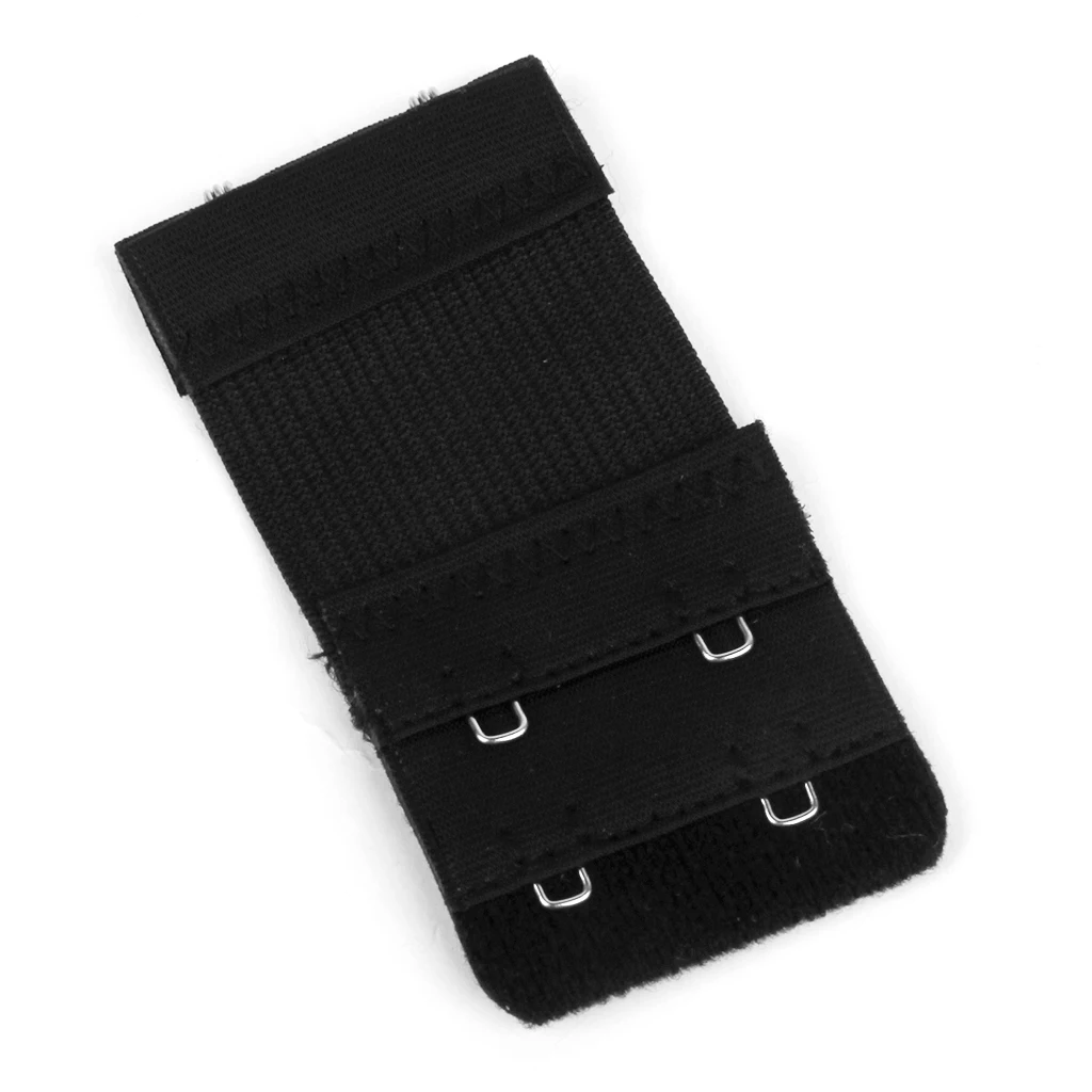8pcs Elastic Bra Extenders 2/3/4 Hooks 2 Rows Comfort Adjustable Bra Strap Extension for Women Increase the Intimates Size