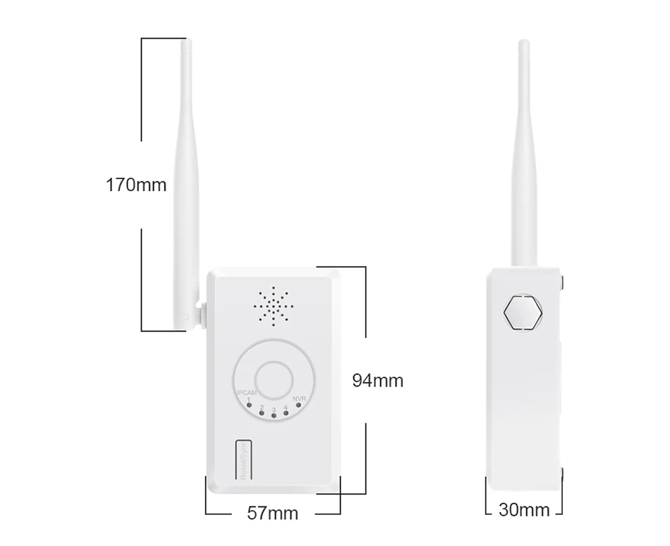 Distância de Transmissão Repetidor para Sistema de Câmera sem Fio Wifi Range Extender Maior Sopport Ipc Router 2.4g Câmera ip 8 Sopport IPC Router Repetidor para Sistema de