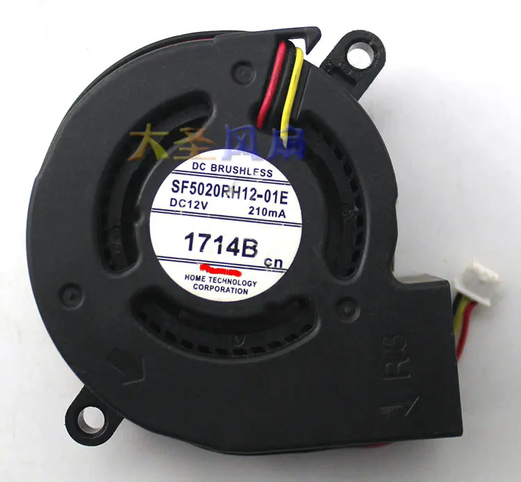 

Оригинальный SF5020RH12-01E SF5020RH12-02E DC12V 210mA для вентилятора охлаждения проектора