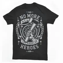 New T Shirts Funny Tops Tee New Unisex Funny TopsNO MORE HEROES fire fighte new york la ny mashup dtg mens t shirt tees кеды d t new york d t new york dt002awbfzh3