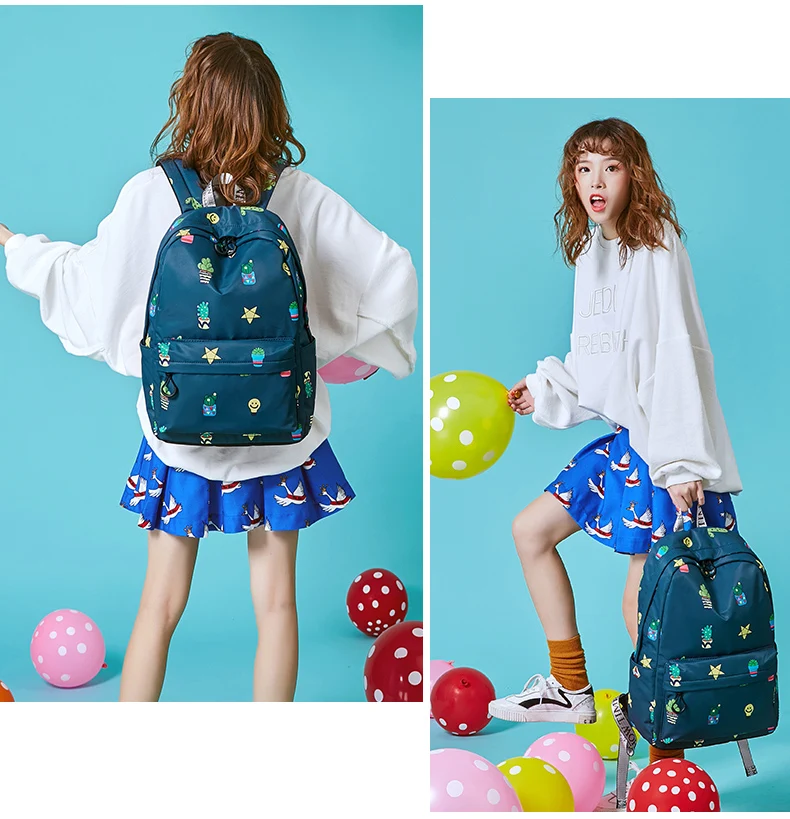 WINNER Daily Women Backpack For School Teenager Girls Flowers Printing Travel Backpacks  Floral Backpack Mochila 2018 (11)