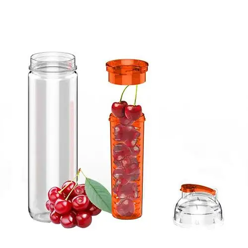 

800ml Large Capacity Portable Convenient Sport Tritan Fruit Infuser Water Bottle