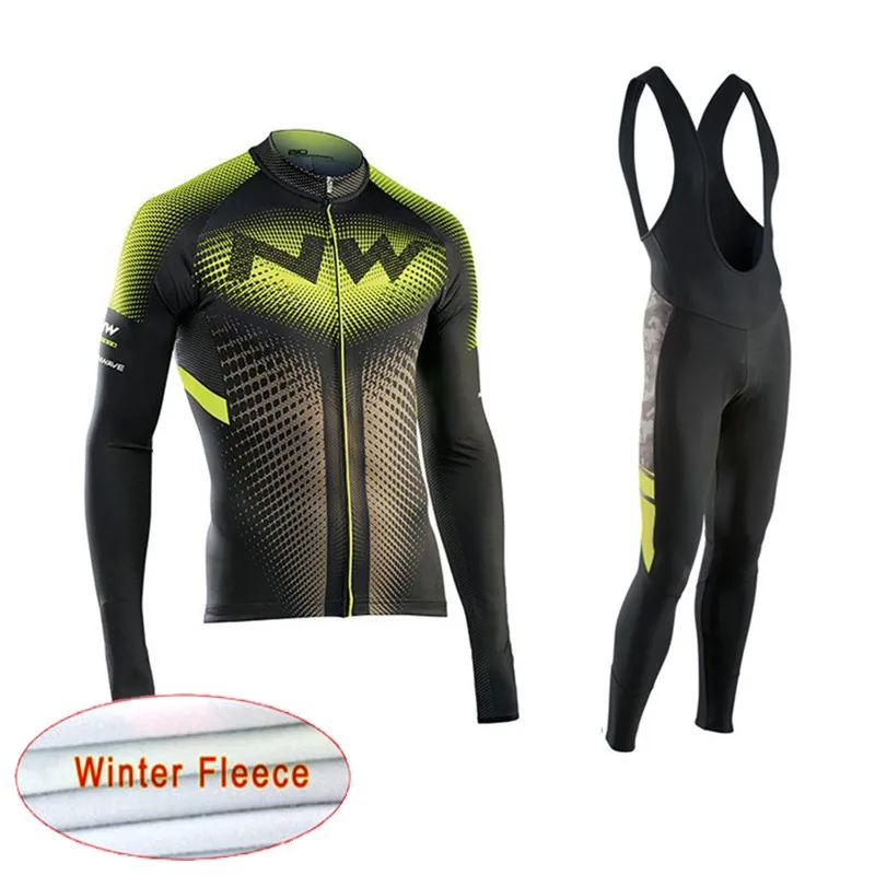 روبا Ciclismo الرجال الشتاء الدراجات جيرسي 2018 طويلة الأكمام الحرارية الصوف دراجة ارتداء MTB دراجة الملابس سباق بدلات رياضية K3001