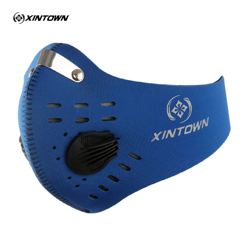 

XINTOWN Men Women Air Filter Sport Half Face Mask Training Bicycle Cycling Bike Running Jogging Facemask Anti Fog Pollution Mask