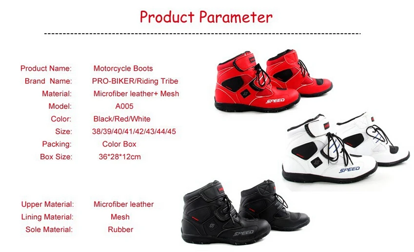 High Quality speed motorcycle boots