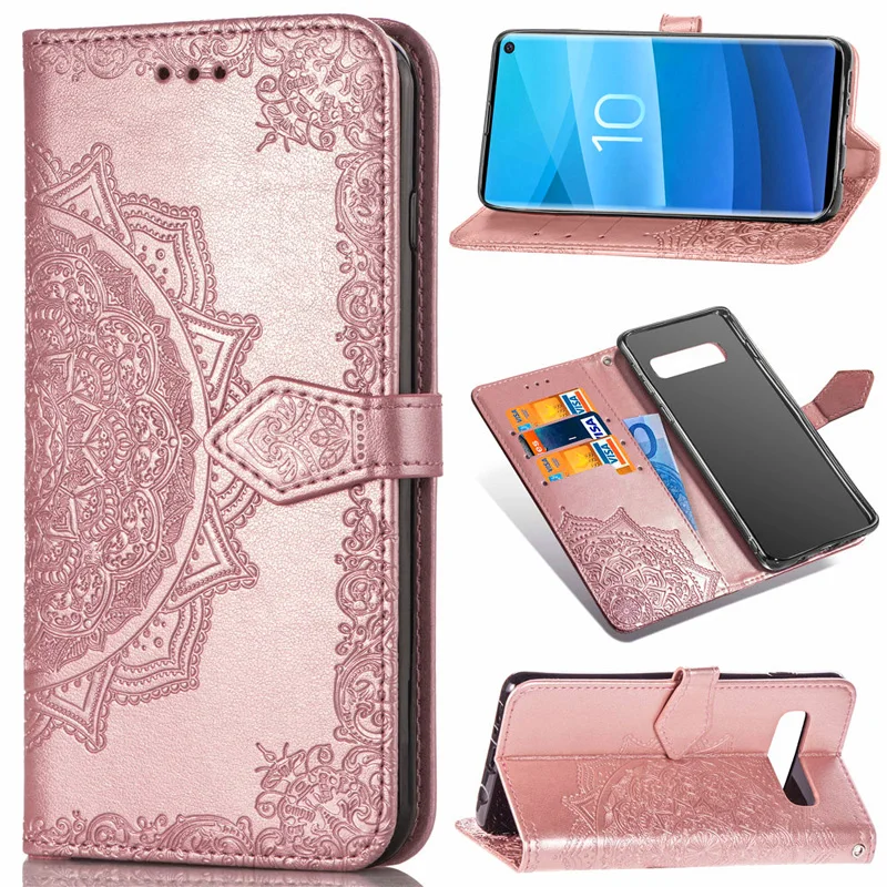 

PU Leather Flip Case For Samsung Galaxy S10 S9 S8 Plus S7 S6 Edge S10e M10 M20 Note 10 Pro 8 9 C8 Mobile Phone Wallet Cover Bag