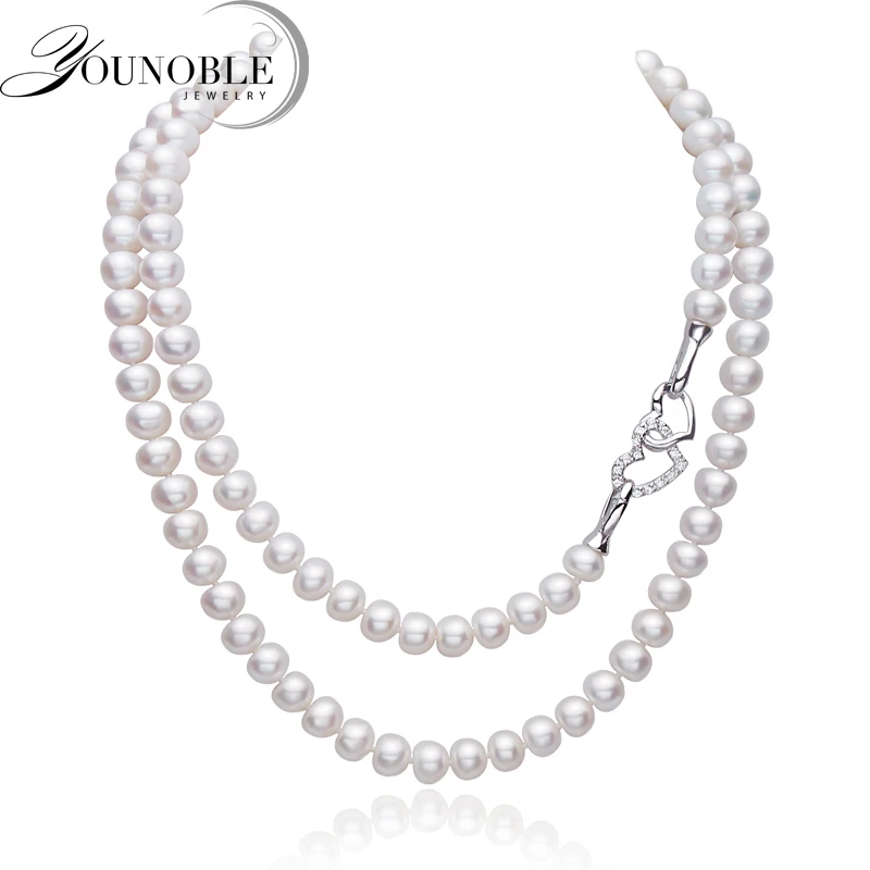 long real pearl necklace