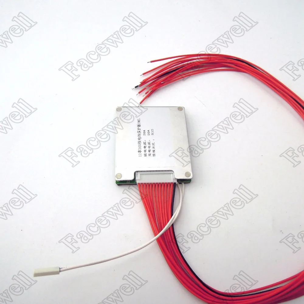 Высококачественный батарейный блок 12s1p 36 В 20A bms модули lifepo4 12S smart PCM Защитная плата