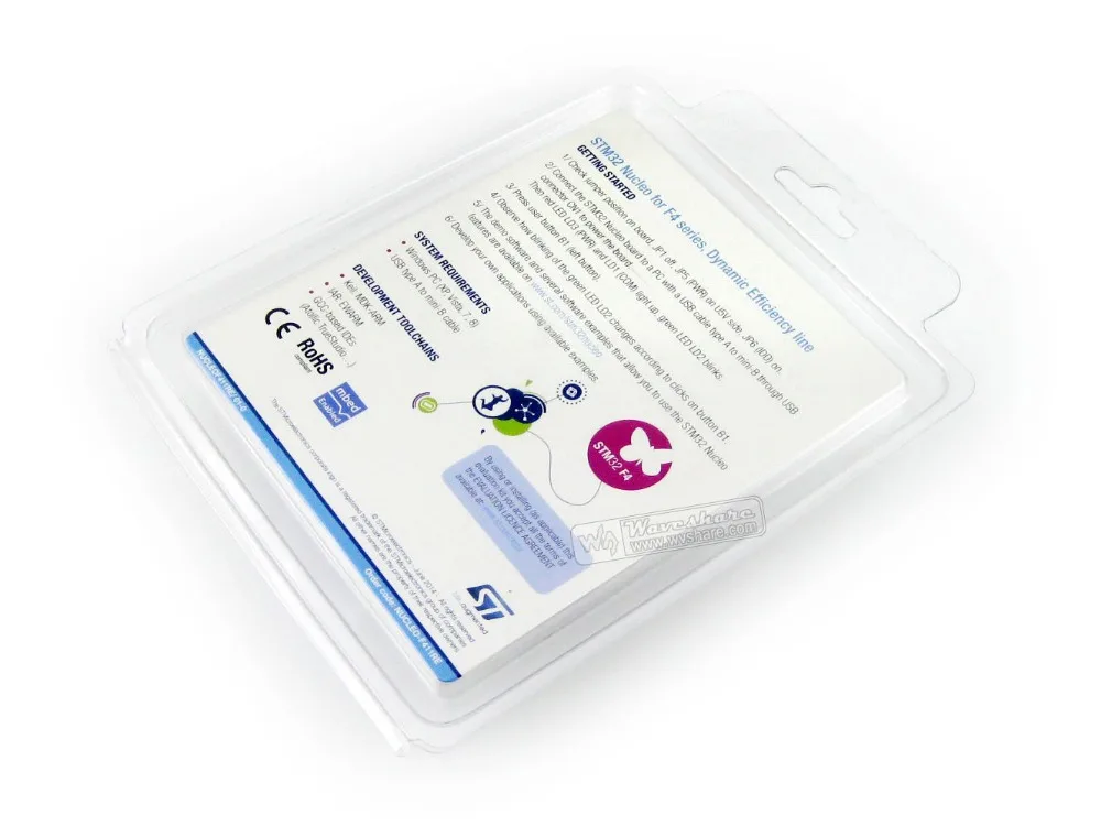 STM32 Борту Nucleo NUCLEO F411RE STM32F411RE Развития Интегрировать ST LINK/V2 1 Отладчик/Программатор