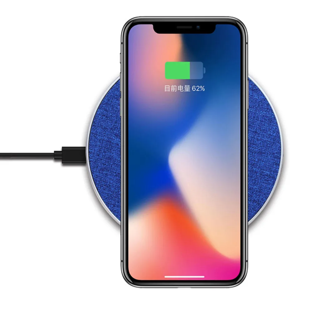 ELEOPTION Qi Беспроводной телефон Зарядное устройство для Iphone X/8/8 плюс быстрая Зарядное устройство Qi Беспроводной зарядки для samsung galaxy s8 s6 s7