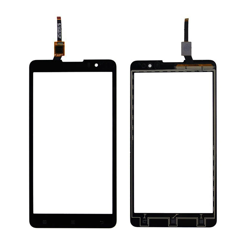 Black White Front Glass Lens Touch Screen Digitizer For Lenovo S898T font b Replacement b font