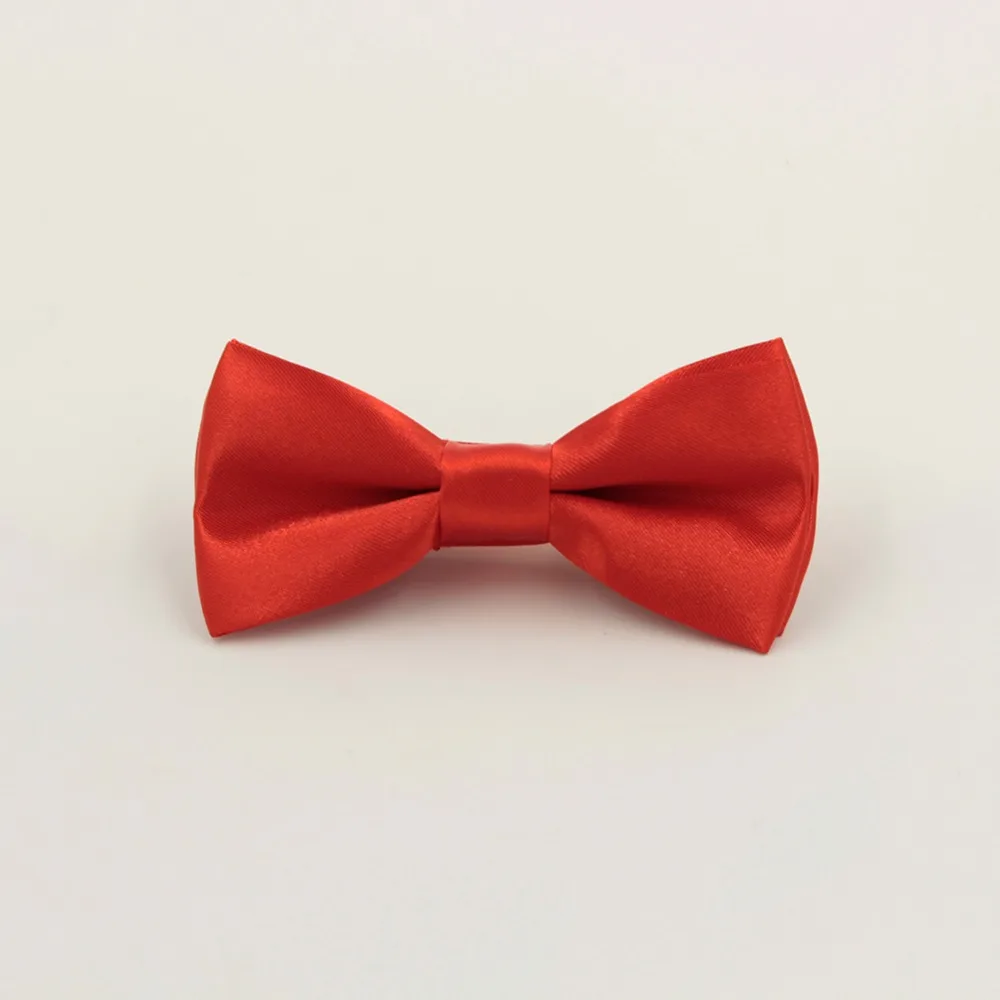 VEEKTIE Classic Kid Bowtie Boys Grils Baby Children Bow Tie Fashion 25 Solid Color Mint Green Red Black White Green Pets Cravate