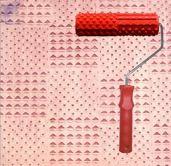 

Novelty households wall painting toll diatom ooze embossed roller 7 inch textured rubber roller no . 058