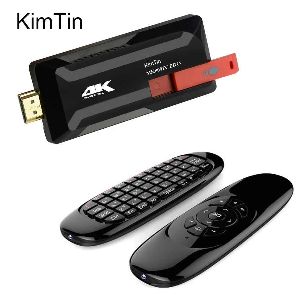 KimTin MK809 IV 4K Pro Android TV Stick RK3229 Quad Core 2GB 16GB 4K Android 5.1 TV Dongle KODI Miracast WiFi Smart Media Player