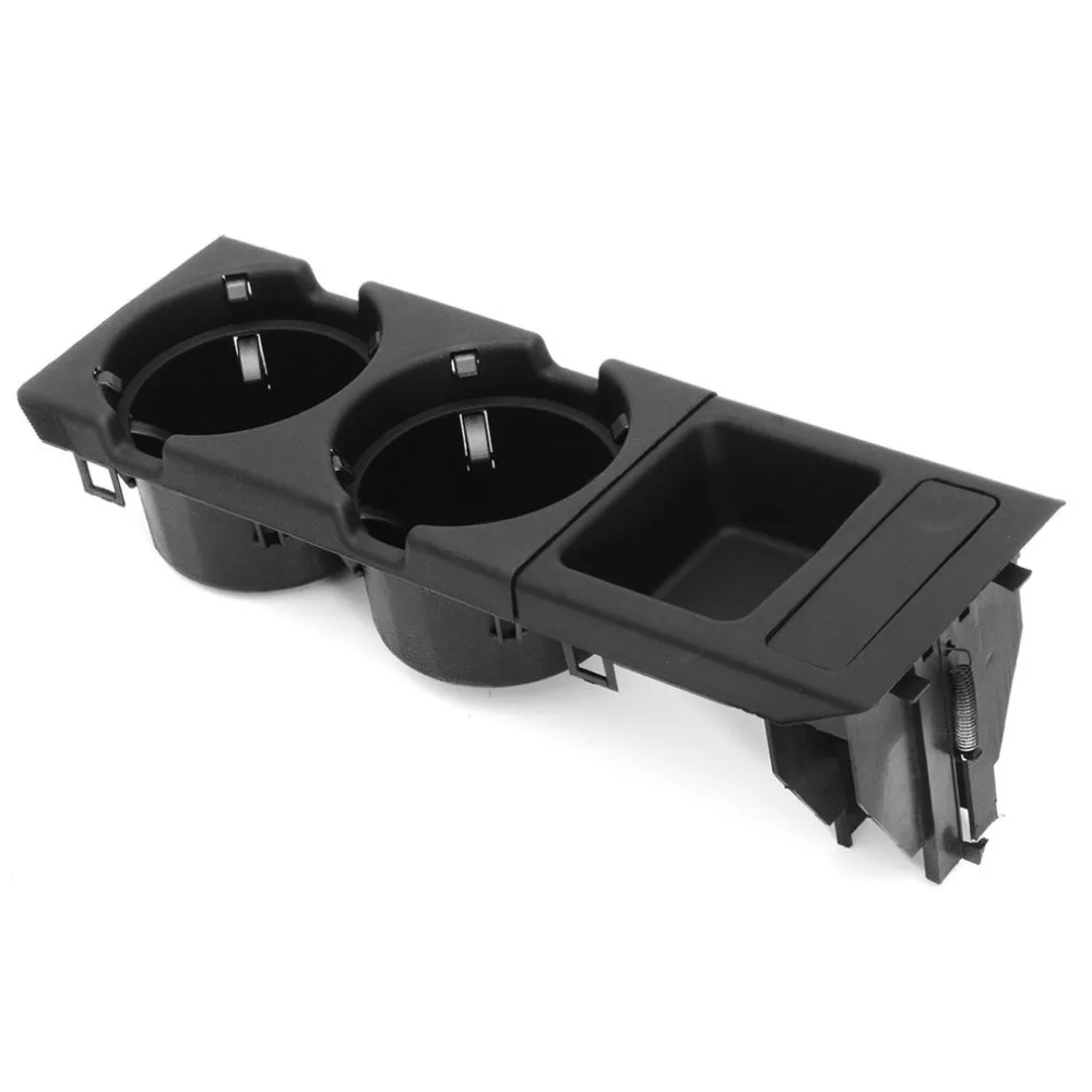 

2018 Front Center Console Drink / Cup Holder + Coin Box Car Front Center Console Tray Goods Storage Box for BMW E46 3 Series