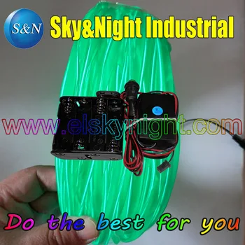 

Event & Party Supplies Welt EL wire-GREEN color 12M for sawing onto clothing easy use Night dress+Free shipping