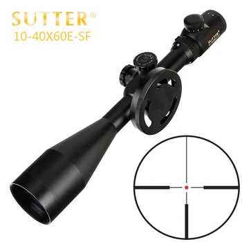 

SUTTER 10-40x60E-SF Scopes Glass Etched Reticle Riflescope Red Illuminated Hunting Shooting Rifle Scope