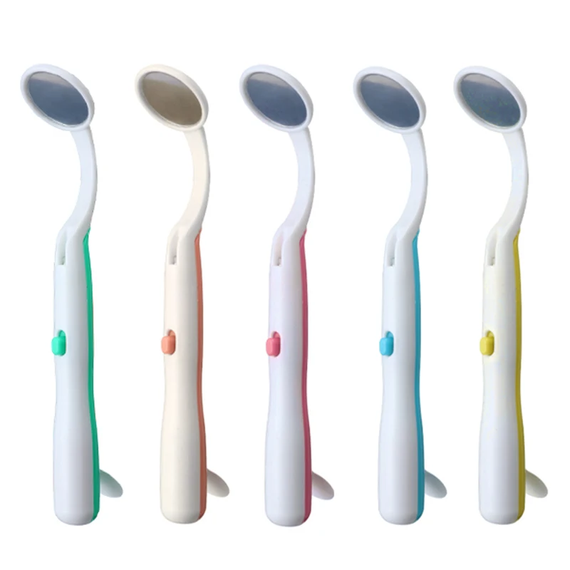 

LED Light Dental Mirror Mouth Mirror Dental Dentist Prepared Tool Tooth Care Kit Instrument For Teeth Whitening Oral Care