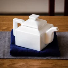 Чай керамический горшок цветочный Чай горшок фильтр костяного фарфора белого фарфора белый керамический Чай чайник один горшок lo9271106