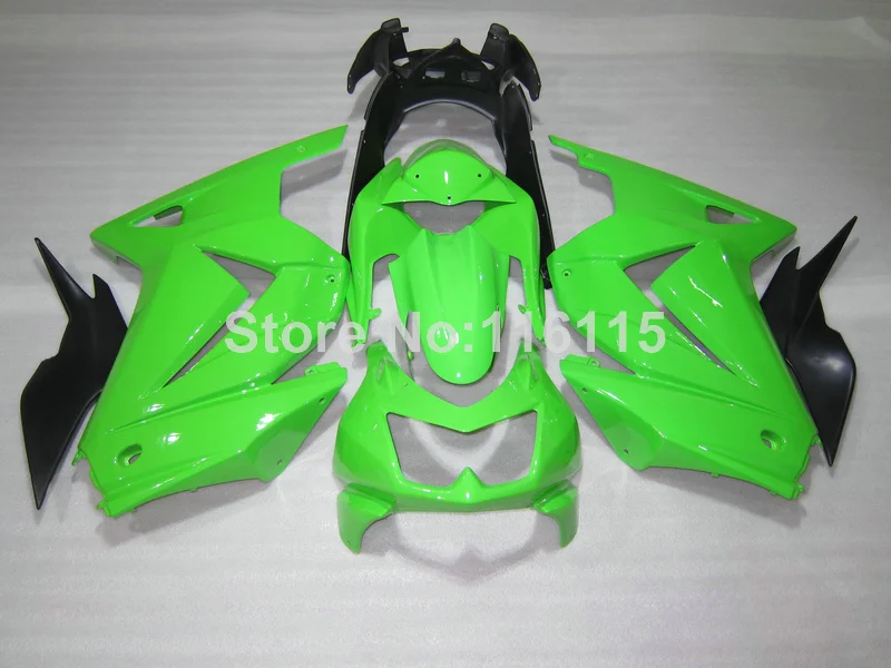 

Fairings for Kawasaki Ninja 250r 2008-2014 injection molding EX250 08-13 14 ZX250 high quality green black fairing kit GD54