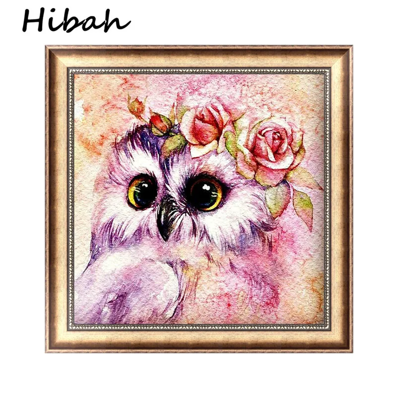 

Diamond Embroidery Animal Cartoon Owl 3d Diamond Painting Cross-stitch Picture Rhinestone Round Diamond Mosaic Kit