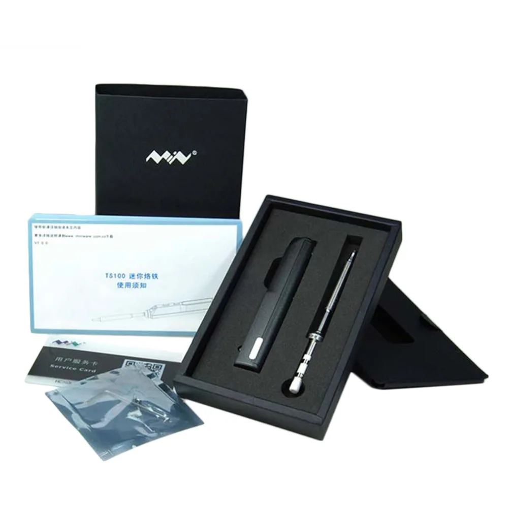

Quality Stylish Set 65W Mini Portable Programmable TS100 Electric Soldering Iron Digital LCD Easy-dismount design space saving