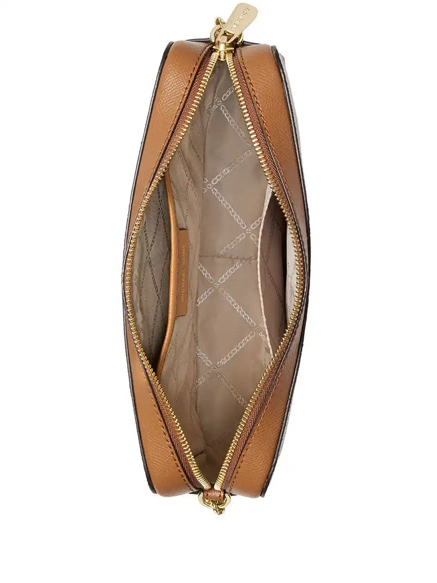 michael michael kors metallic signature east west crossbody