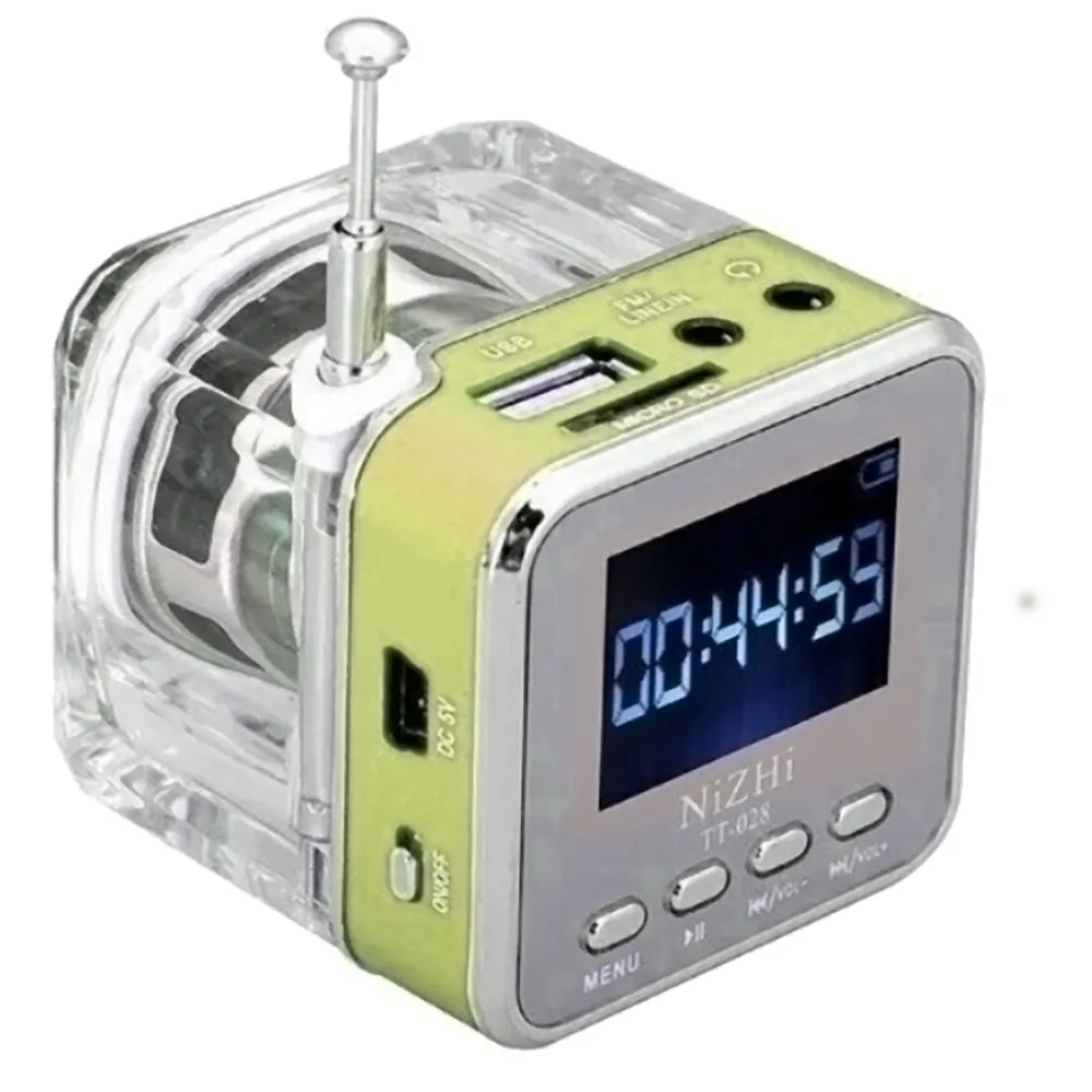 2019 Mini USB Micro SD карта FM радио ЖК дисплей динамик Музыка MP3 плеер уличный музыка