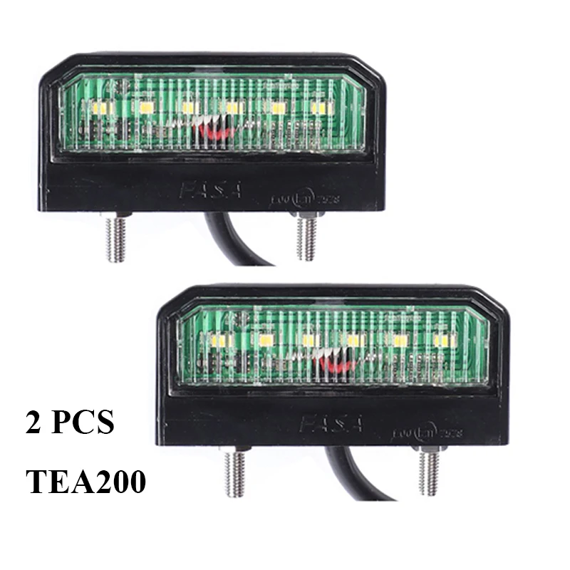 AOHEWEI 12 V 24 led номерной знак 5 pin ядерный кабелепровод 3 way core прицеп разъем адаптера