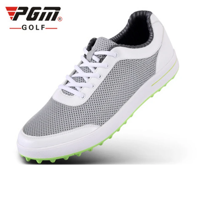 golf shoes at driving range