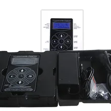 Горячие татуировки Мощность машина для татуировок hp-2 умный цифровой ЖК-дисплей макияж двойной мощность принадлежности для татуажа Комплект ЕС