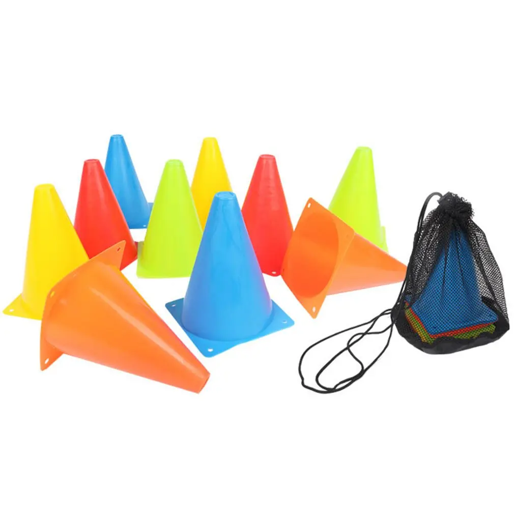 

5pcs18cm football training Sport Safety equipment agility training mark skating mark cone freestyle obstacle skating pile cup