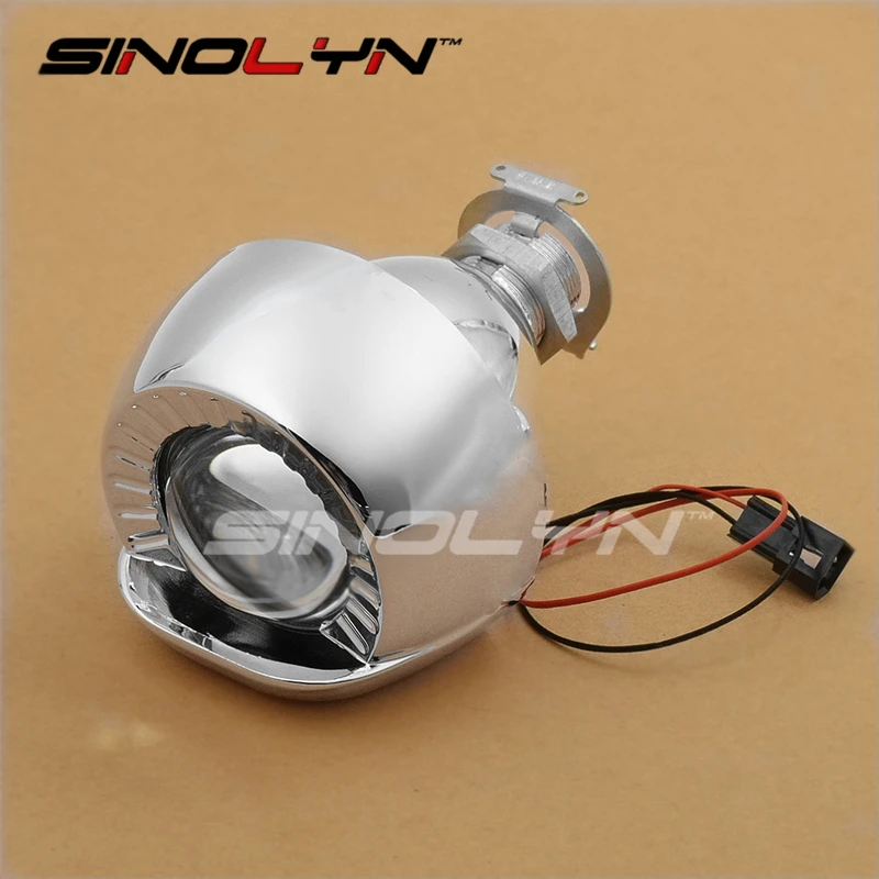 Lente de Automóveis Luzes do Carro Sinolyn Farol Lentes Bi-xenon Hid Projetor 1.8 Automobiles Acessórios Retrofit Uso h1 Lâmpadas h4 h7 6 Computers & Electronics