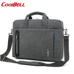 Водонепроницаемый Нейлон 17 17,3 дюймовый ноутбук мужская сумка на плечо деловая сумка для macbook PRO 15,4 15,6 дюйма сумка черный 2619