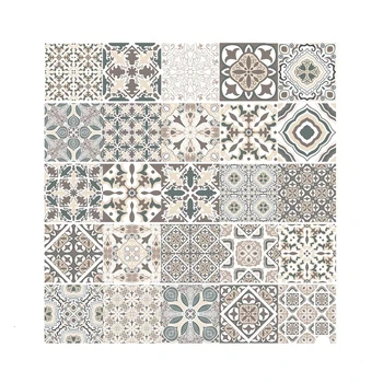 

Europe Style Tile Art Mural Sticker 20*100cm*1pcs Bathroom Kitchen Waterproof Wall Stickers Home Decor Self-adhesive PVC Poster