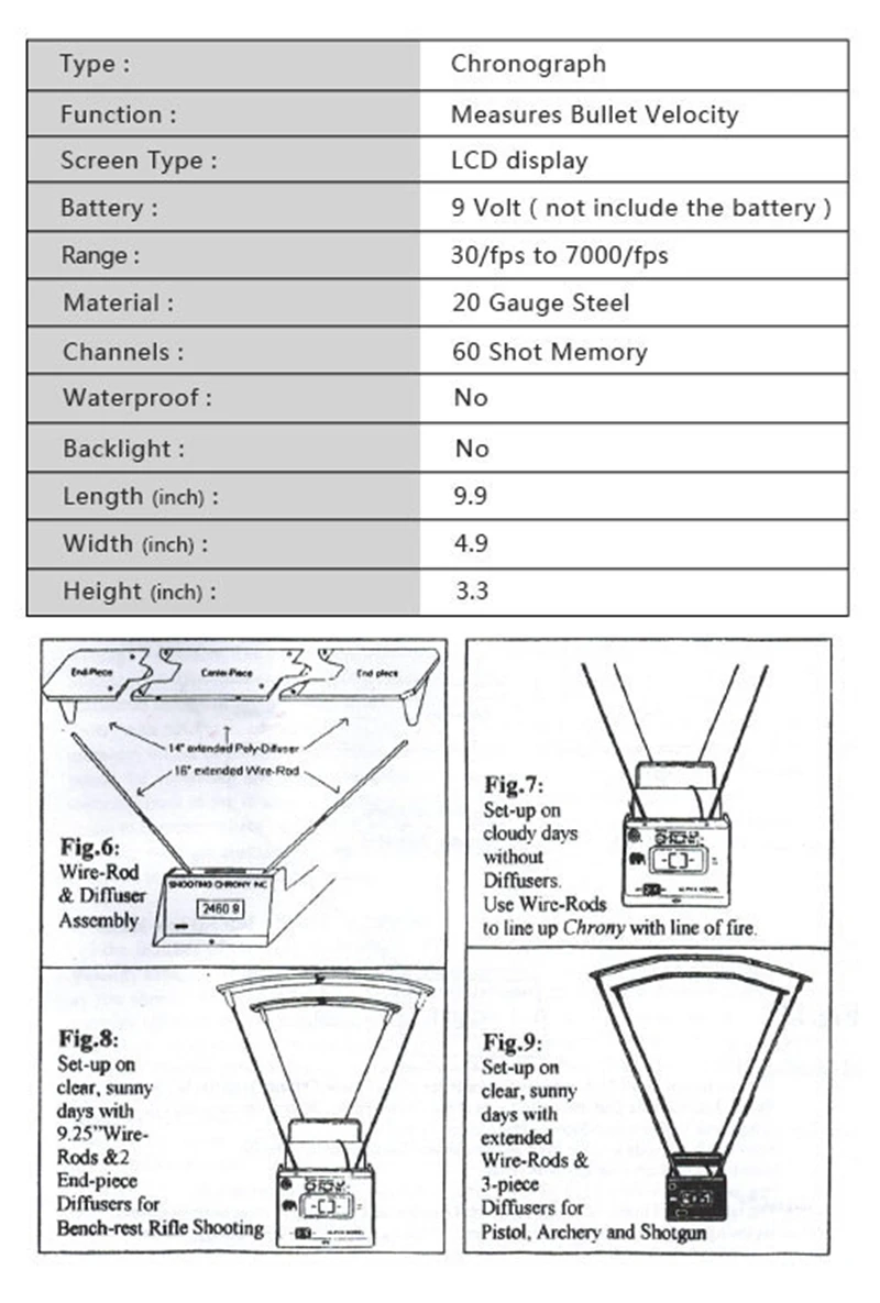Прямая с фабрики, тактические измерения скорости пули, запись, функция хронографа, охотничий тестер скорости