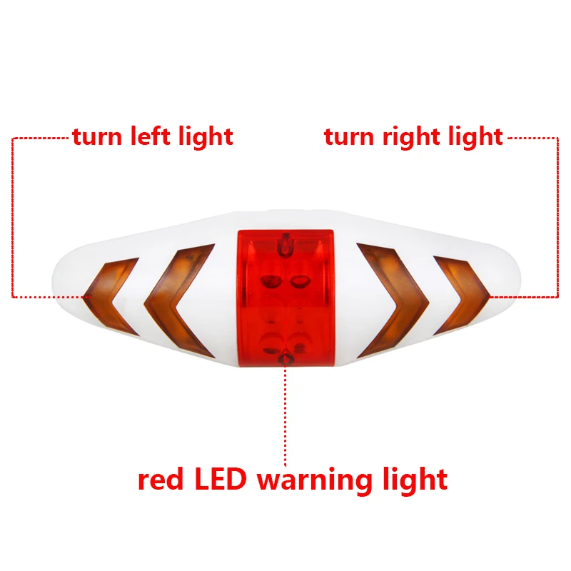 Пульт дистанционного управления Управление велосипедный задний фонарь светильник безопасности Предупреждение велосипеда направление Lning хвост светильник токарная обработка Управление сигнал заднего фонаря