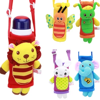 

New Infant Baby Cartoon Animal Water Bottle Bag Thermal Thermol Thermos Cloth Storage Insulation Bags Cover Keep Milk Warm Case