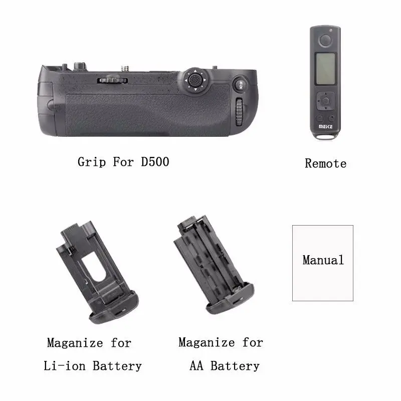 Meike-MK-D500-Pro-Vertical-Battery-Grip-Built-in-2-4GHZ-FSK-Remote-Control-Shooting-for