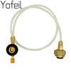 Yofeil Outdoor Camping picnic stove head flat gas tank  long gas tank  converter  refill adapter ► Photo 1/4