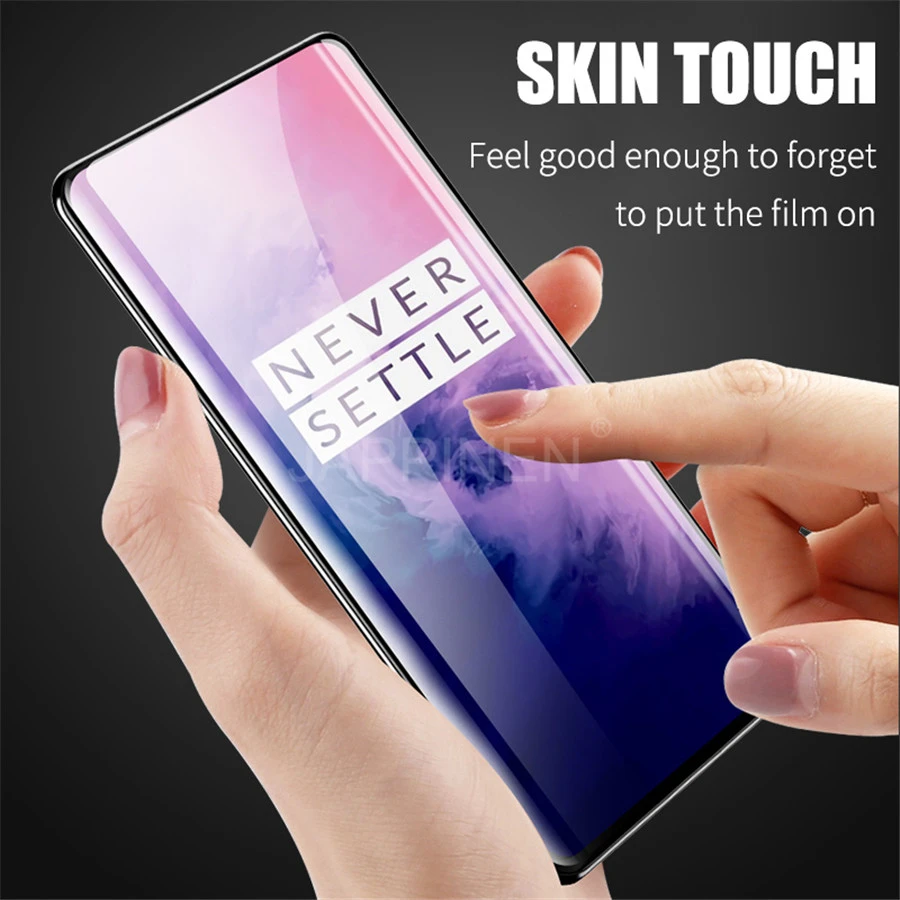 20D полное изогнутое покрытие протектор экрана для Oneplus 7 Pro закаленное стекло на One