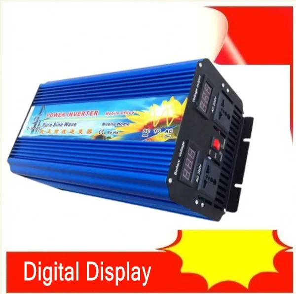 

4000W Solar Wind Power System Inverter 12V 24VDC to AC110V or 220V with 8000W Surge Power,Pure Sine Wave 4000W off grid Inverter
