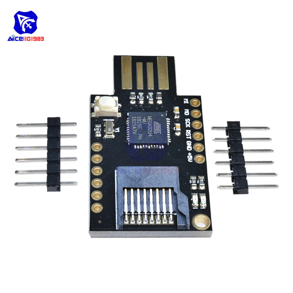 TF MicroSD слот карты Micro SD BadUSB USB виртуальная клавиатура ATMEGA32U4 модуль для Arduino Leonardo R3 Bad Usb CJMCU